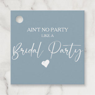 Minimalist Calligraphy Bridal Party  Favour Tags