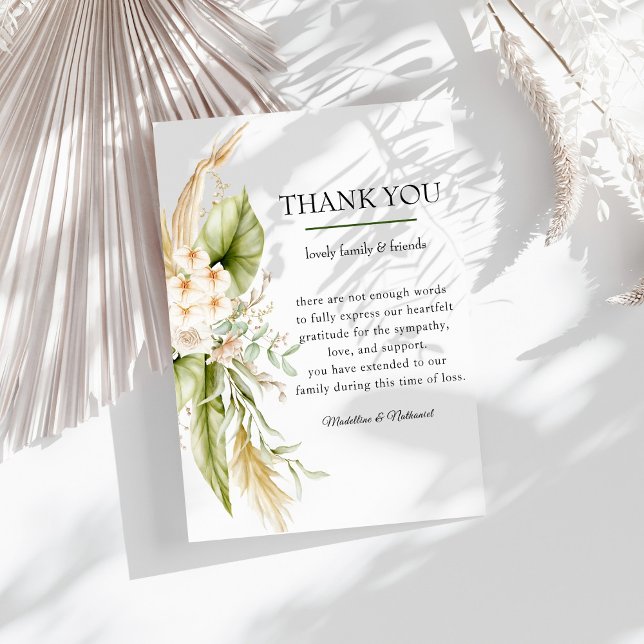  Minimalist Calligraphy Script Pampas Thank You  (Creator Uploaded)