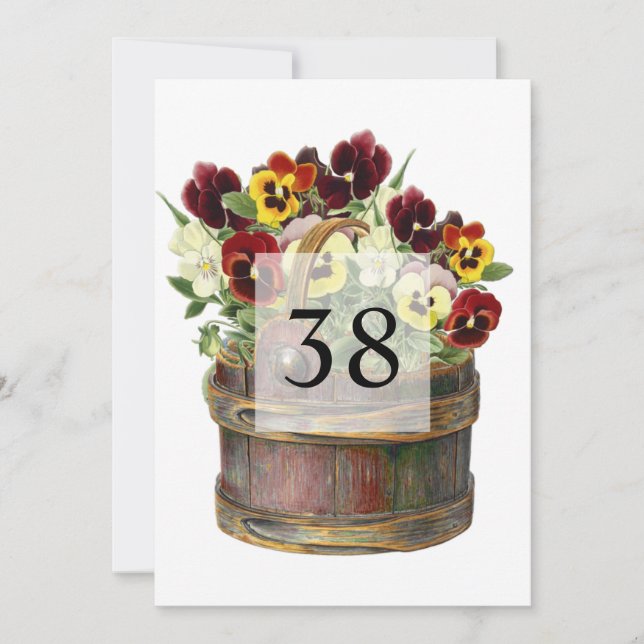 Minimalist calligraphy text birthday party  invitation (Front)