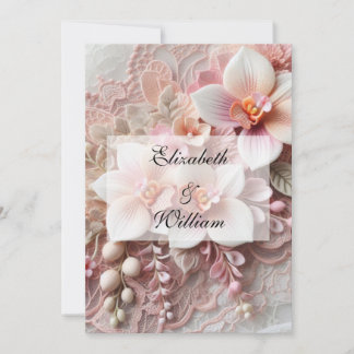 Minimalist calligraphy text  invitation