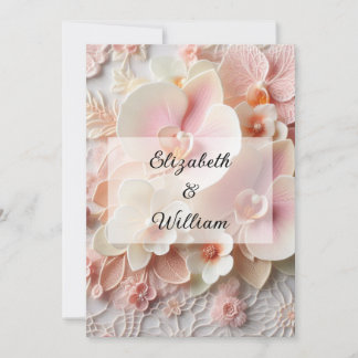 Minimalist calligraphy text  invitation