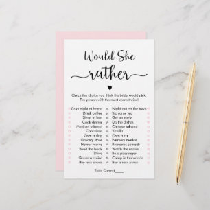 Minimalist Calligraphy Would She Rather Game