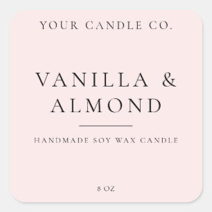 Minimalist Candle Label