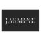 Minimalist Candle Square Label Personalized Black