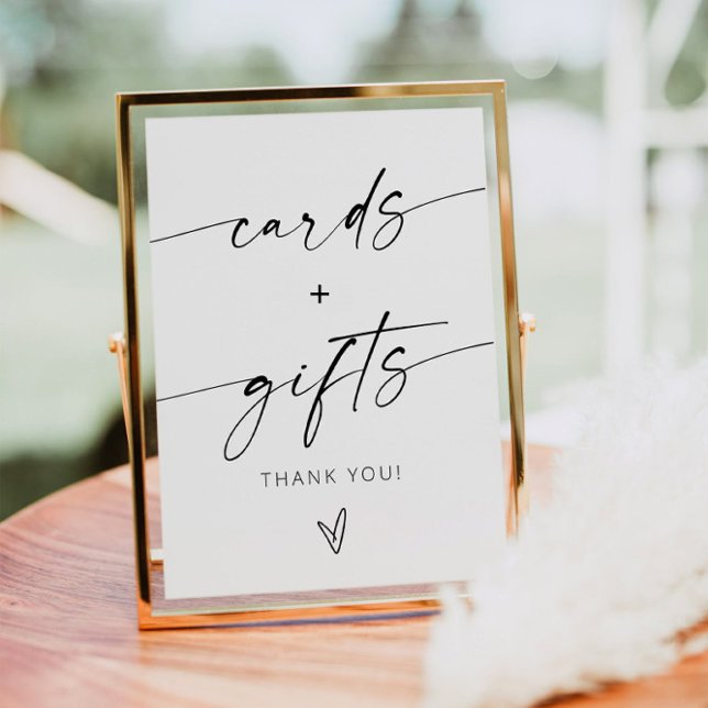 Minimalist Cards and Gifts Sign (Creator Uploaded)