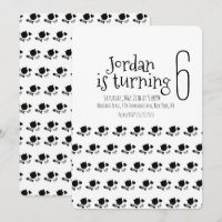 Minimalist Cat Kitten Pet Paws Birthday Party