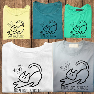 Minimalist Cat Parent T-Shirt