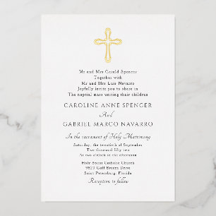 Minimalist Catholic Mass Wedding