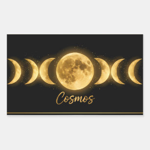 Minimalist Celestial Moon Phases Sticker