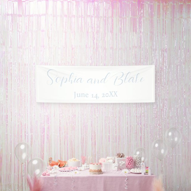 Minimalist Celestial Wedding Banner (Party)