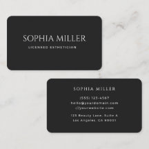 Minimalist Charcoal Editorial Aesthetician