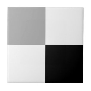 Minimalist Checked Squares Tile