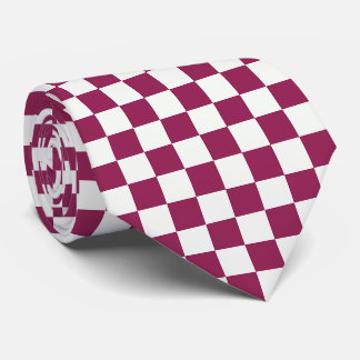 Minimalist Chequered Neck Tie
