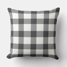 Minimalist Chequered Pattern Throw Pillow