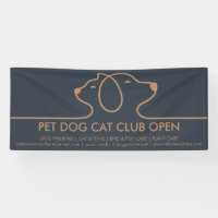 Minimalist Chic Line Dog and Cat Logo
