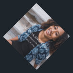 Minimalist Chic Photo Graduation Cap Topper<br><div class="desc">Graduates: say hi to mom, the audience, or whoever and graduate in style with your Minimalist Chic Photo Graduation Cap Topper. Parents & Relatives: Quickly find your child (relative) quickly after graduation with their photo tassel topper.</div>