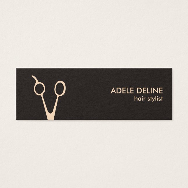 Minimalist Chic Scissor Hair Stylist (Front)