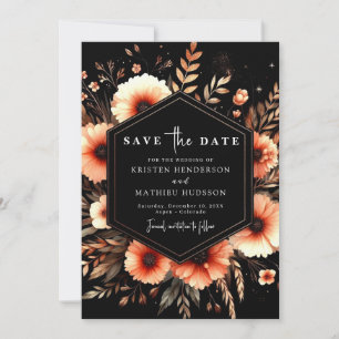 Minimalist Chic Terracotta Wedding Save The Date