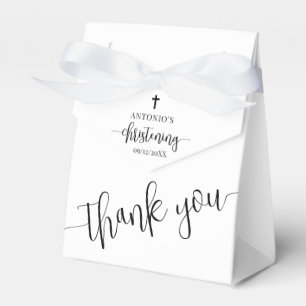 Minimalist Christening Favour Box