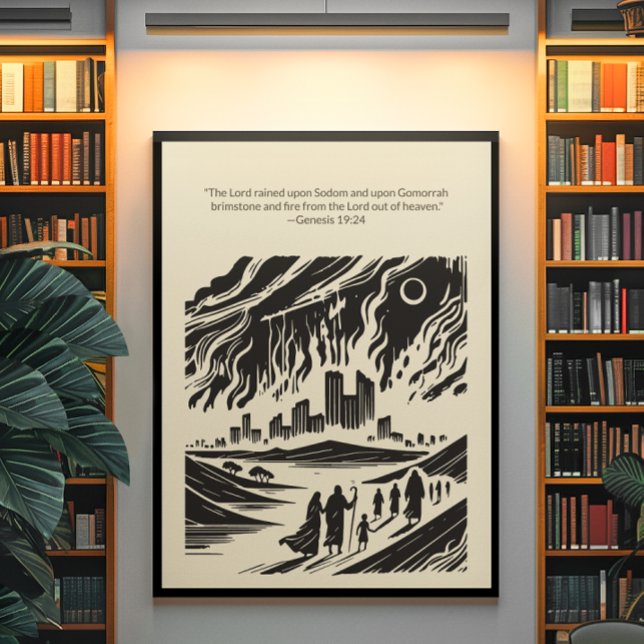 Minimalist Christian Wall Art – Bible Verse Print (Creator Uploaded)