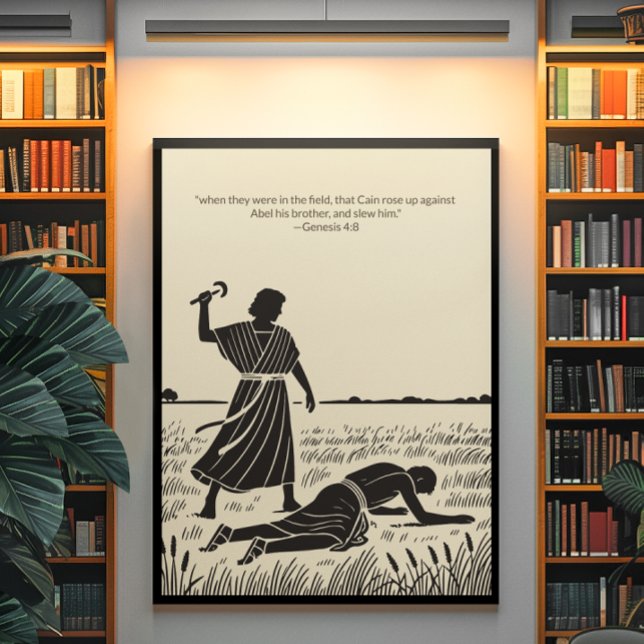 Minimalist Christian Wall Art – Bible Verse Print (Creator Uploaded)