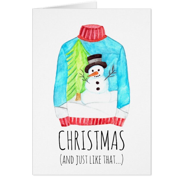 Minimalist Christmas... and Just Like That  (Front)