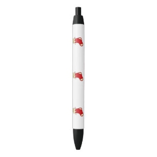 Minimalist Christmas and New Year Happy Black Ink Pen