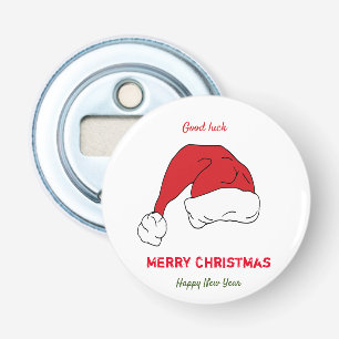 Minimalist Christmas and New Year Happy Bottle Opener