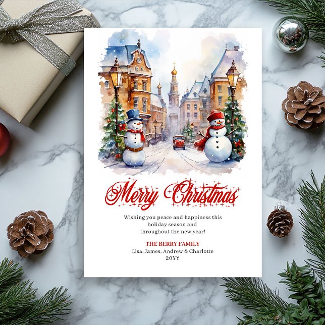 Minimalist Christmas scene digital greeting card (Minimalist Christmas scene digital greeting card

)