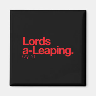 Minimalist Christmas T Shirt - Lords A Leang Q 10  Magnet