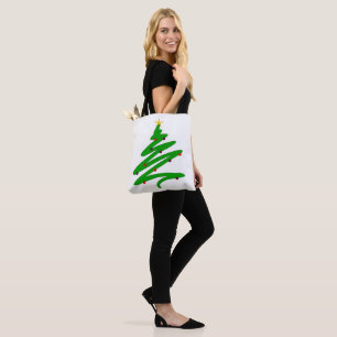 Minimalist Christmas Tree Tote Bag
