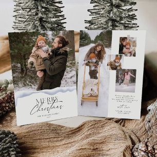 Minimalist Christmas with Photo Card