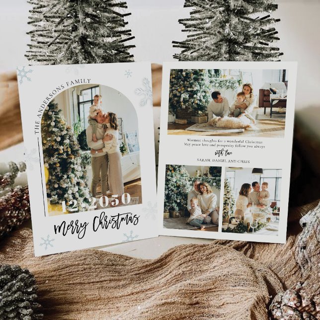 Minimalist Christmas with Photo Card (Creator Uploaded)