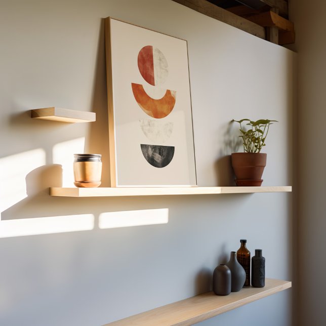 Minimalist Circle Abstract Boho  Poster (Creator Uploaded)