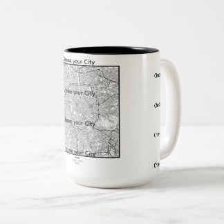 Minimalist City Map Mug
