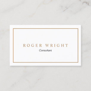 Minimalist Classic Business Card