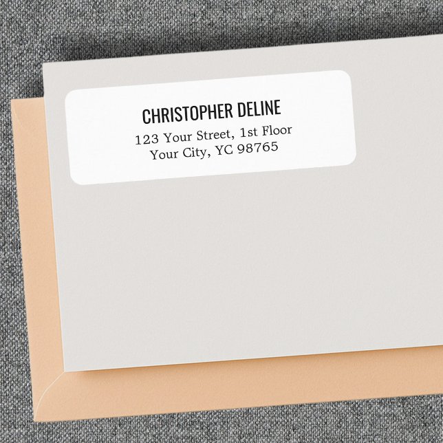 Minimalist Classic Elegant White Label (Creator Uploaded)