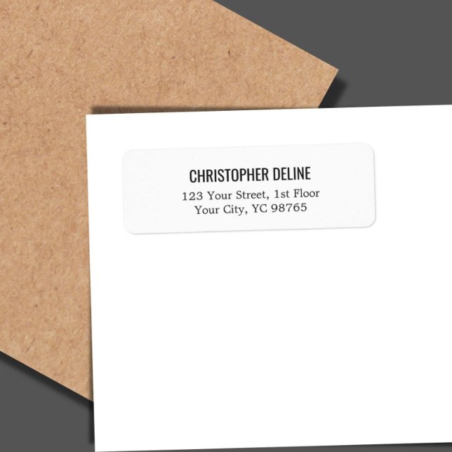 Minimalist Classic Elegant White Label (Creator Uploaded)