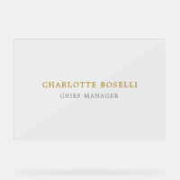 Minimalist Classical Professional Gold Colour