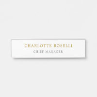 Minimalist Classical Professional Gold Colour