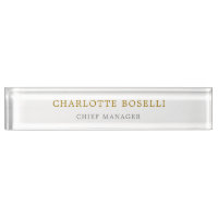 Minimalist Classical Professional Gold Colour