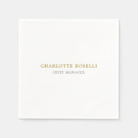 Minimalist Classical Professional Gold Colour