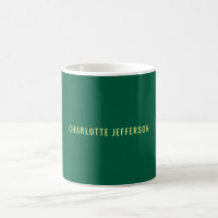 Minimalist Classical Professional Green Yellow