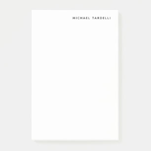 Minimalist Classical Professional Post-it Notes