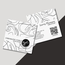Minimalist Classy Black White Abstract Pattern 