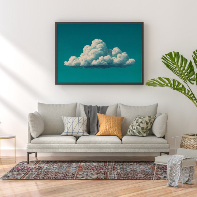 Minimalist Cloud Abstract Neutral Wall Art (Creator Uploaded)