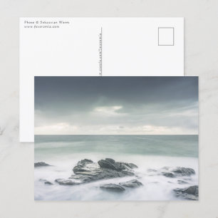 Minimalist Coastal Landscape Postcard