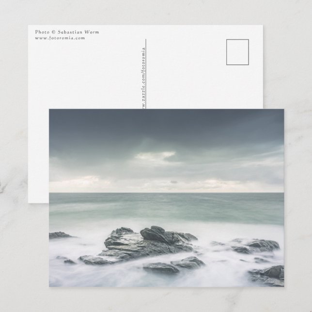 Minimalist Coastal Landscape Postcard (Front/Back)