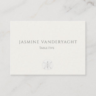 Minimalist Coastal Wedding Place Card