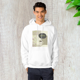 Minimalist Coffee Bar Menu Hoodie
